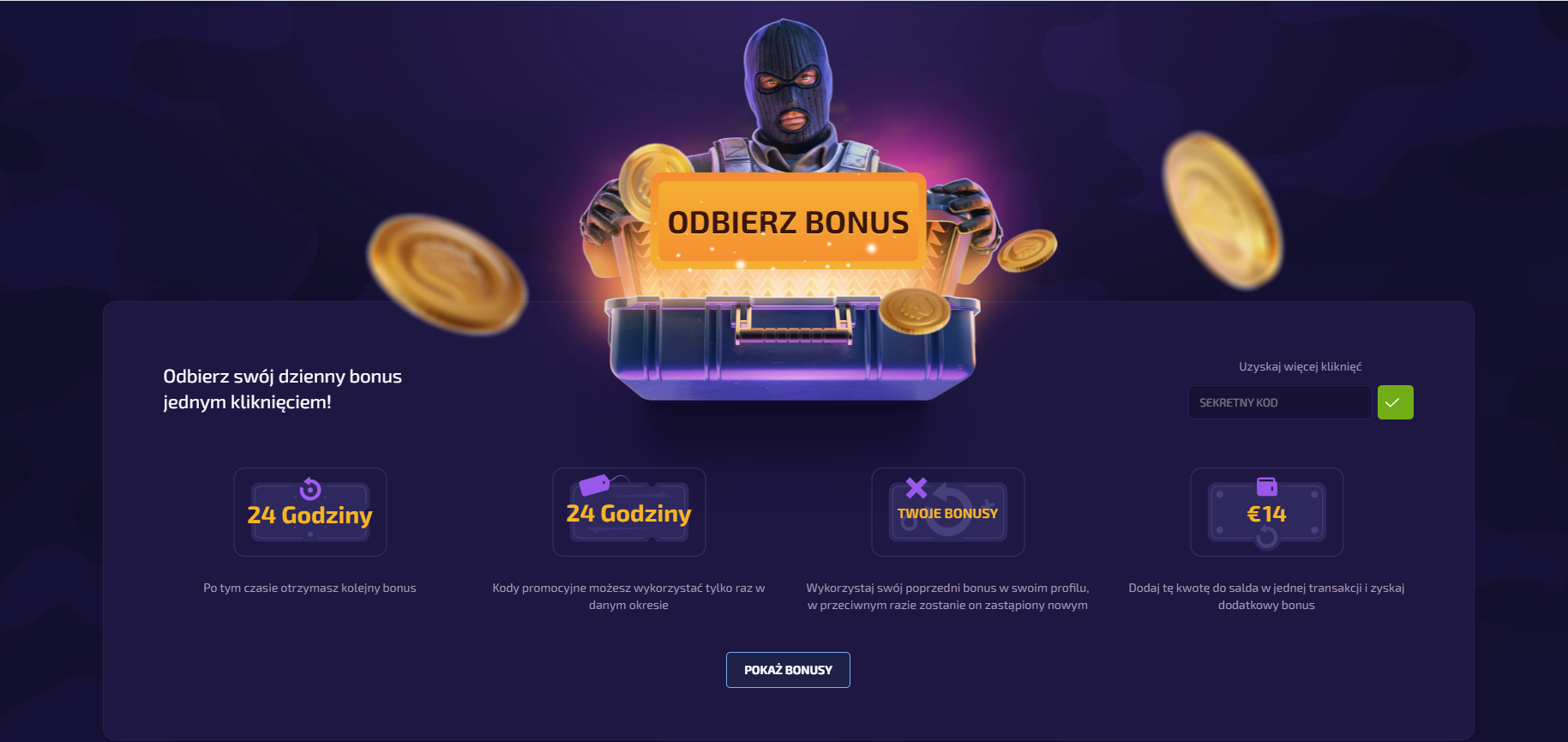 Forcedrop Dzienny Bonus