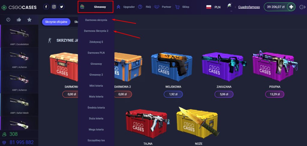 csgocases giveaway