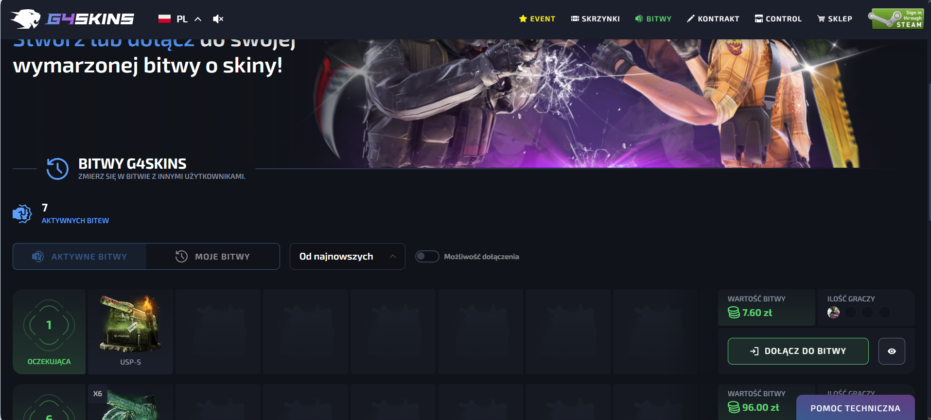 g4skins bitwa