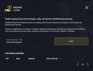 G4Skins kod promocyjny. Odbierz skiny z naszym kodem +5%