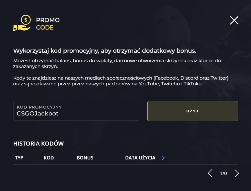 kod promocyjny g4skins