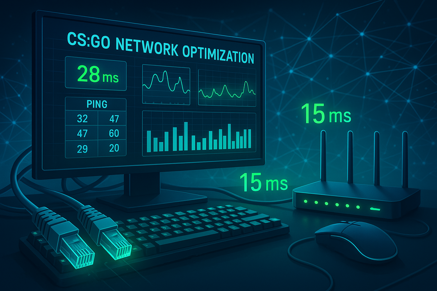 Najlepsza komenda na ping CS:GO – jak poprawić swój ping?